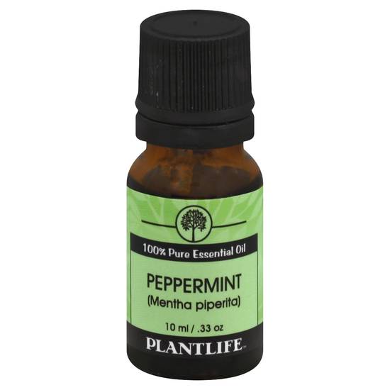 Plantlife Peppermint Essential Oil (0.33 oz)