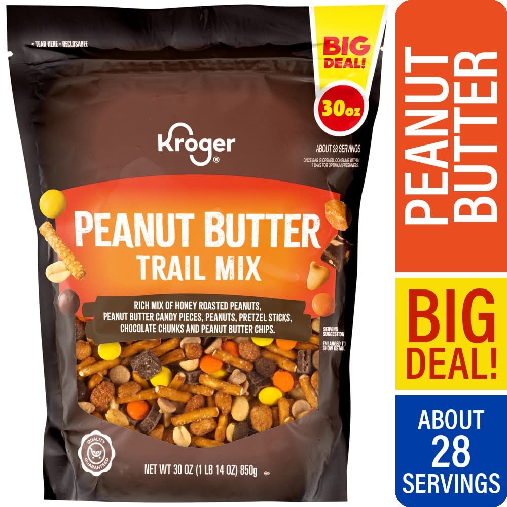 Kroger Trail Mix, Peanut Butter (30 oz)