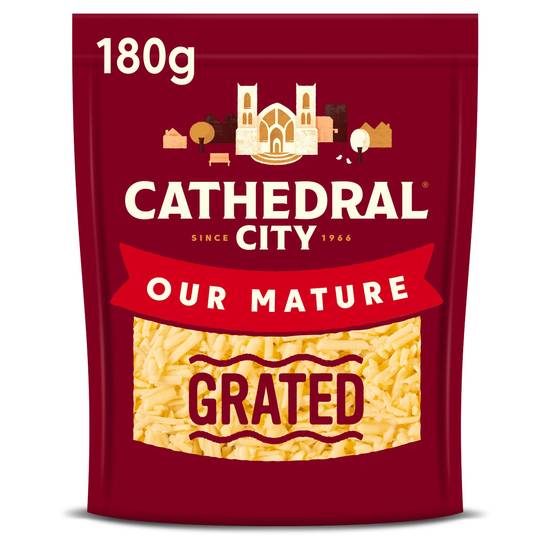 Cathedral City Grated Mature Cheddar Cheese 180g