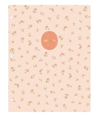 2026-2027 Blue Sky Sincerely Jules Cami Peach 8 x 11 Academic Year Monthly Planner, Plastic Cover (161385)