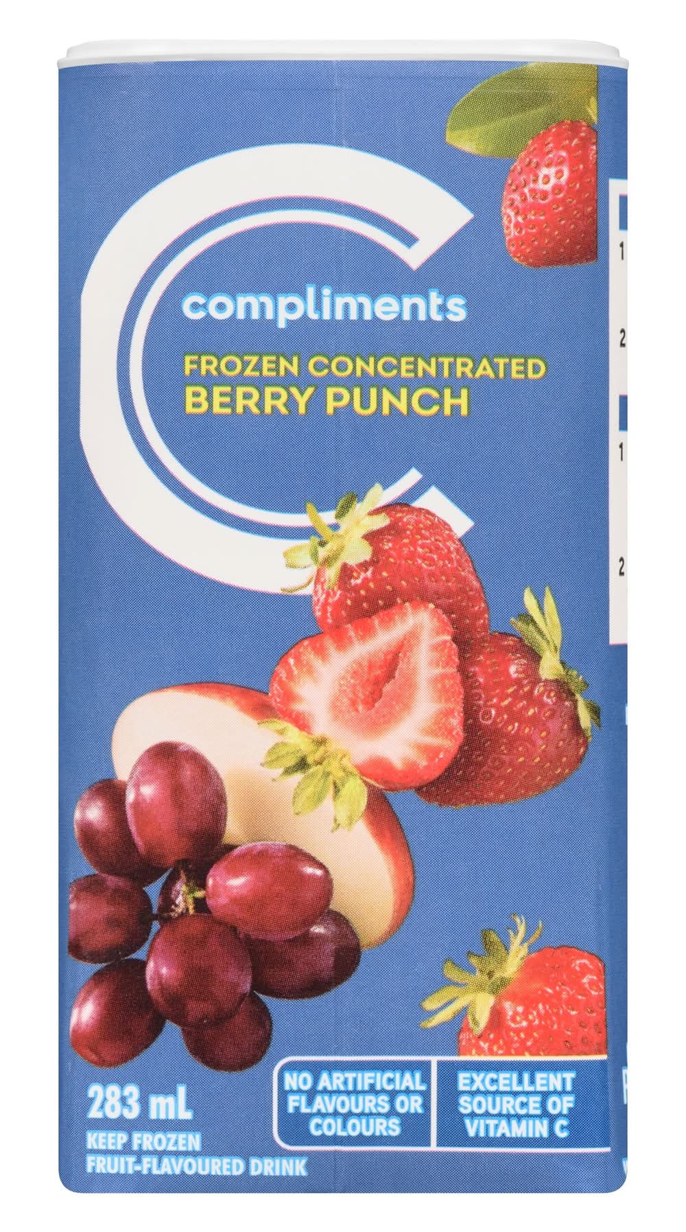 Compliments Frozen Concentrated Juice, Berry Punch (283 ml)