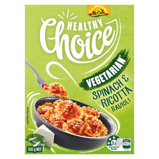 Mccain Frozen Healthy Choice Spinach & Ricotta Ravioli 390g