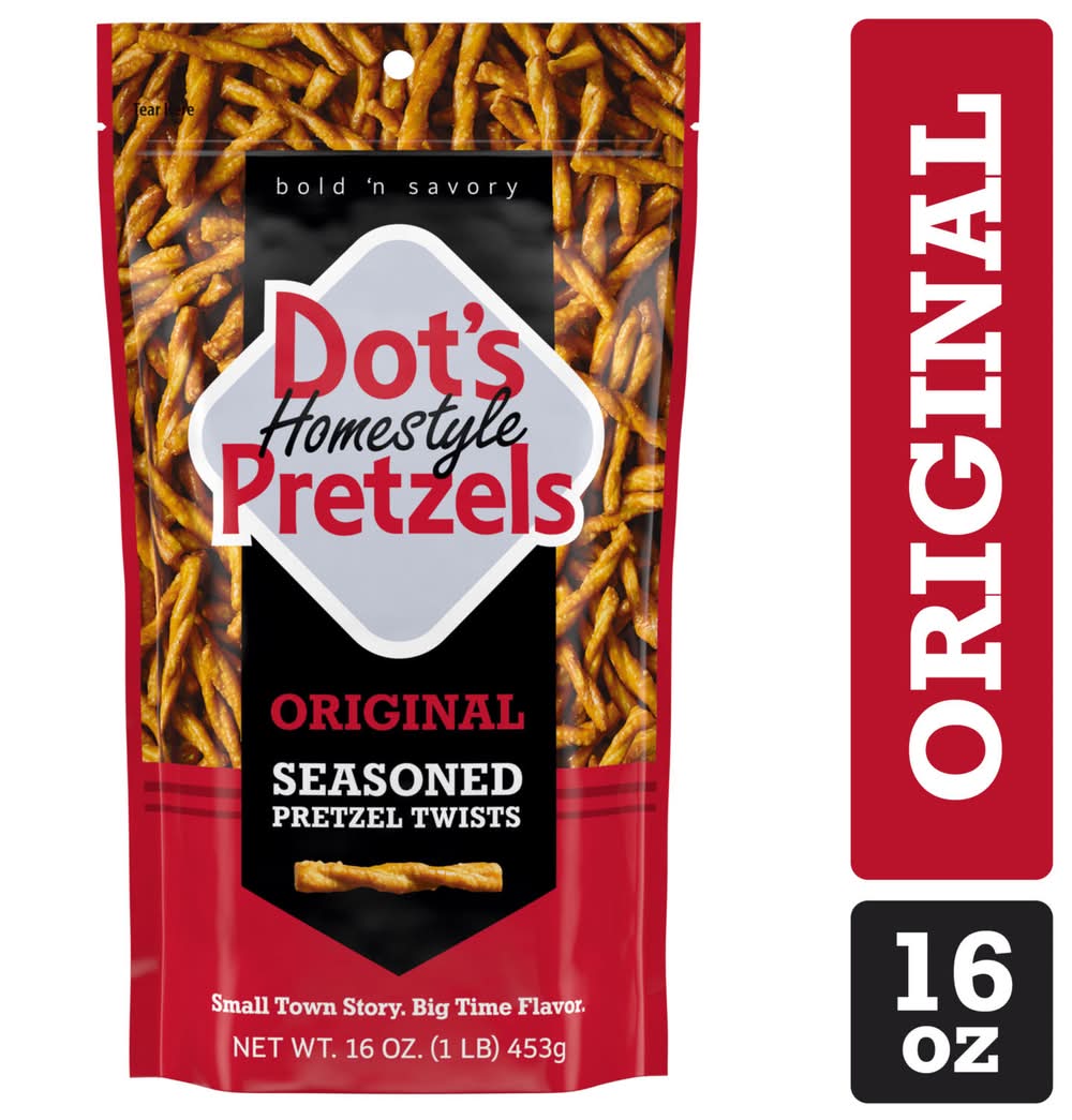 Dot's Homestyle Pretzels Pretzel Twist Snack, Original Seasoned (16 oz)