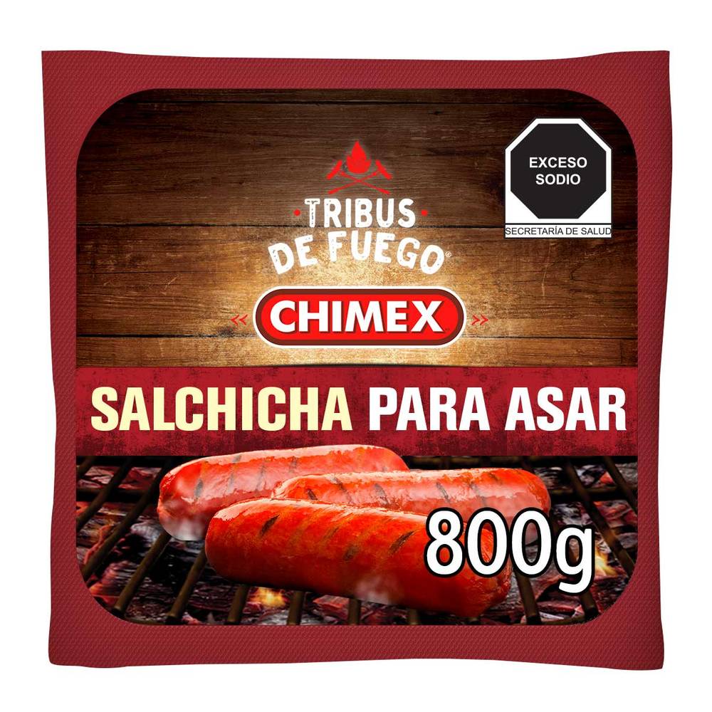 Chimex · Tribus de fuego salchicha para asar, original (800 g)