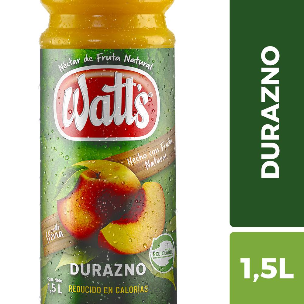 Watt's jugo néctar de durazno (1.5 l)