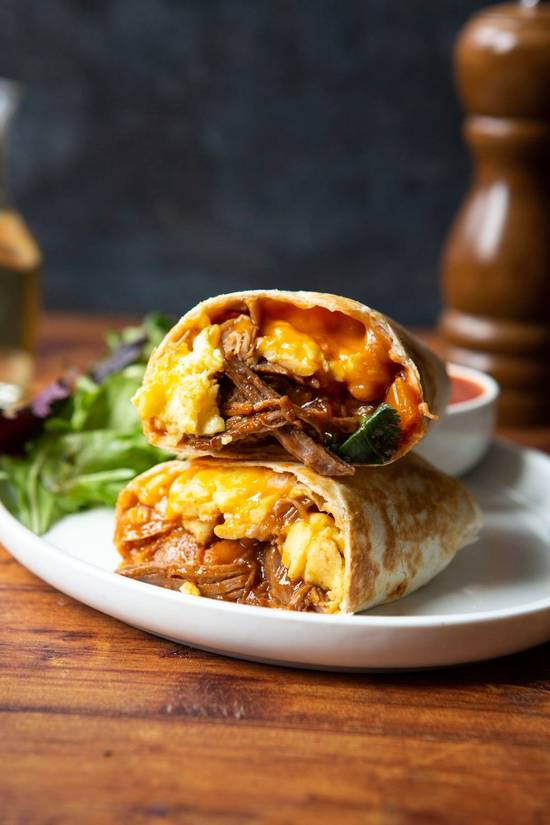 ANTNEY'S PULLED PORK BREAKFAST BURRITO