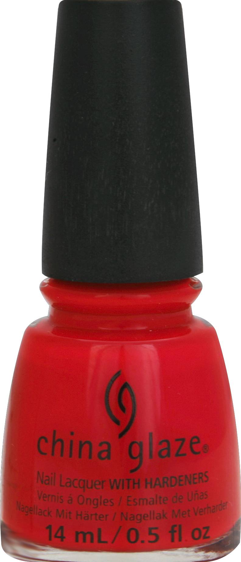 China Glaze Nail Lacquer With Hardeners Flame Boyant Shade (0.6 oz)