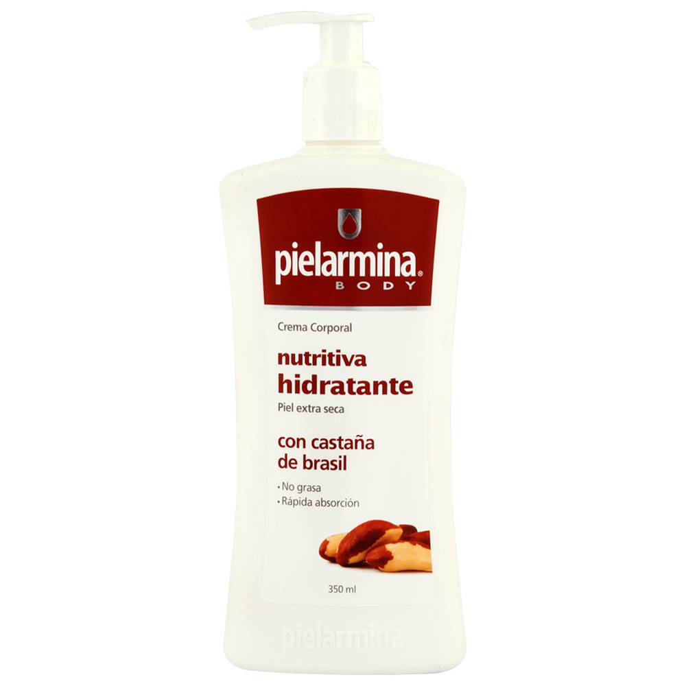 Pielarmina crema corporal body castaña (350 ml)