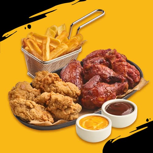 DUO ZESTAW: NUGGETSY oraz WINGSY lub STRIPSY