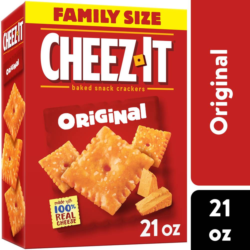 Cheez-It Original Baked Snack Crackers Family Size (1.31 lbs)