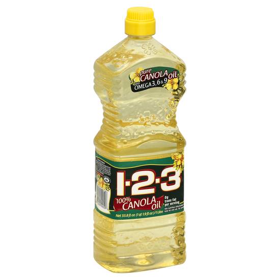 1-2-3 100% Canola Oil (omega 3,6 & 9)