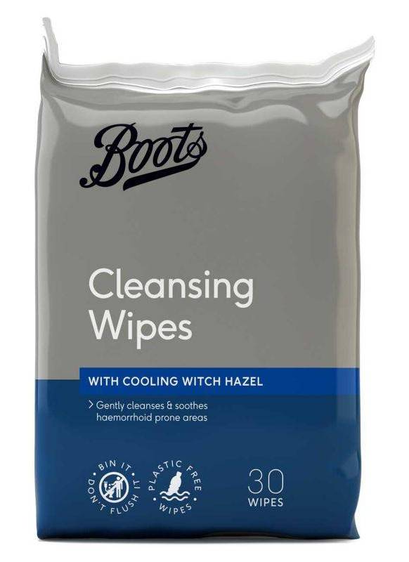 Boots Haemorrhoid Cleansing Wipes 30s