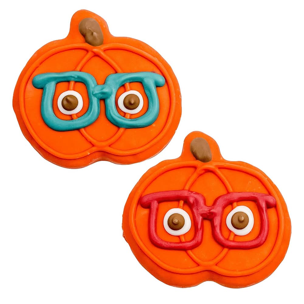 Bosco and Roxy's Pumpkins with Specs Appeal Assorted Dog Treats, 1 ea