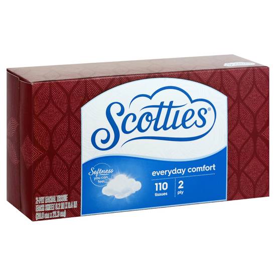 Scotties Everyday Comfort 2-ply Facial Tissue (110 ct)