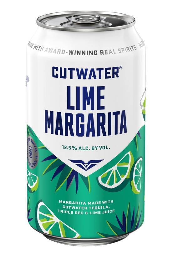 Cutwater Spirits Tequila Lime Margarita (4 pack, 12 fl oz)