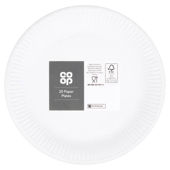 Co-Op Paper Plates (20 pack)
