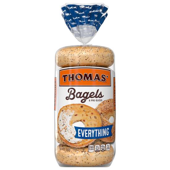 Thomas' Pre-Sliced Bagels (6 ct)