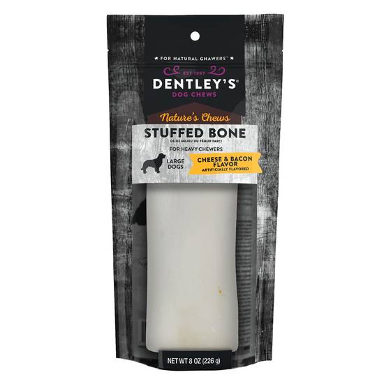 Dentley's Medium Filled Femur Bone Dog Chew (large/cheese-bacon)
