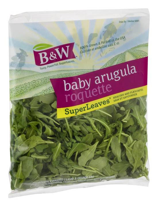 B & W Superleaves Baby Arugula Roquette (4 oz)