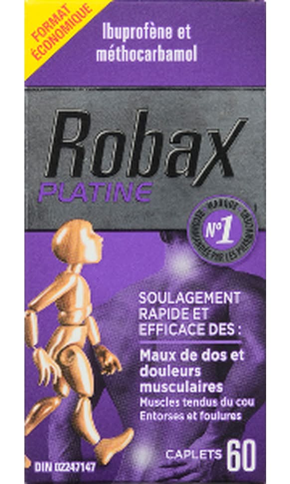 Robax Platinum Ibuprofen Methocarbamol Caplets (60 ct)