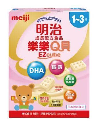 明治meiji 成長配方樂樂Q貝 (20 入 x 5)