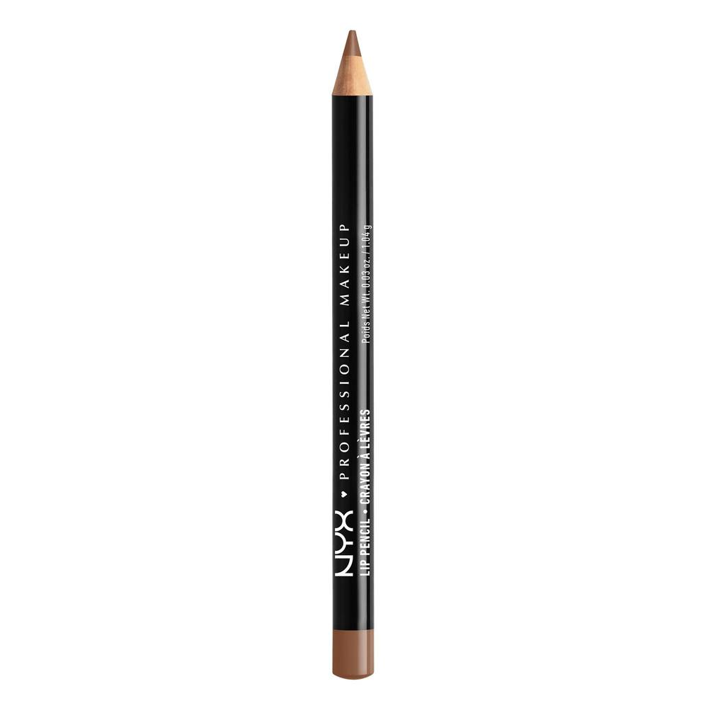 NYX Professional Makeup Slim Lip Pencil Creamy Long-Lasting Lip Liner, Nude Truffle (0.03 oz)