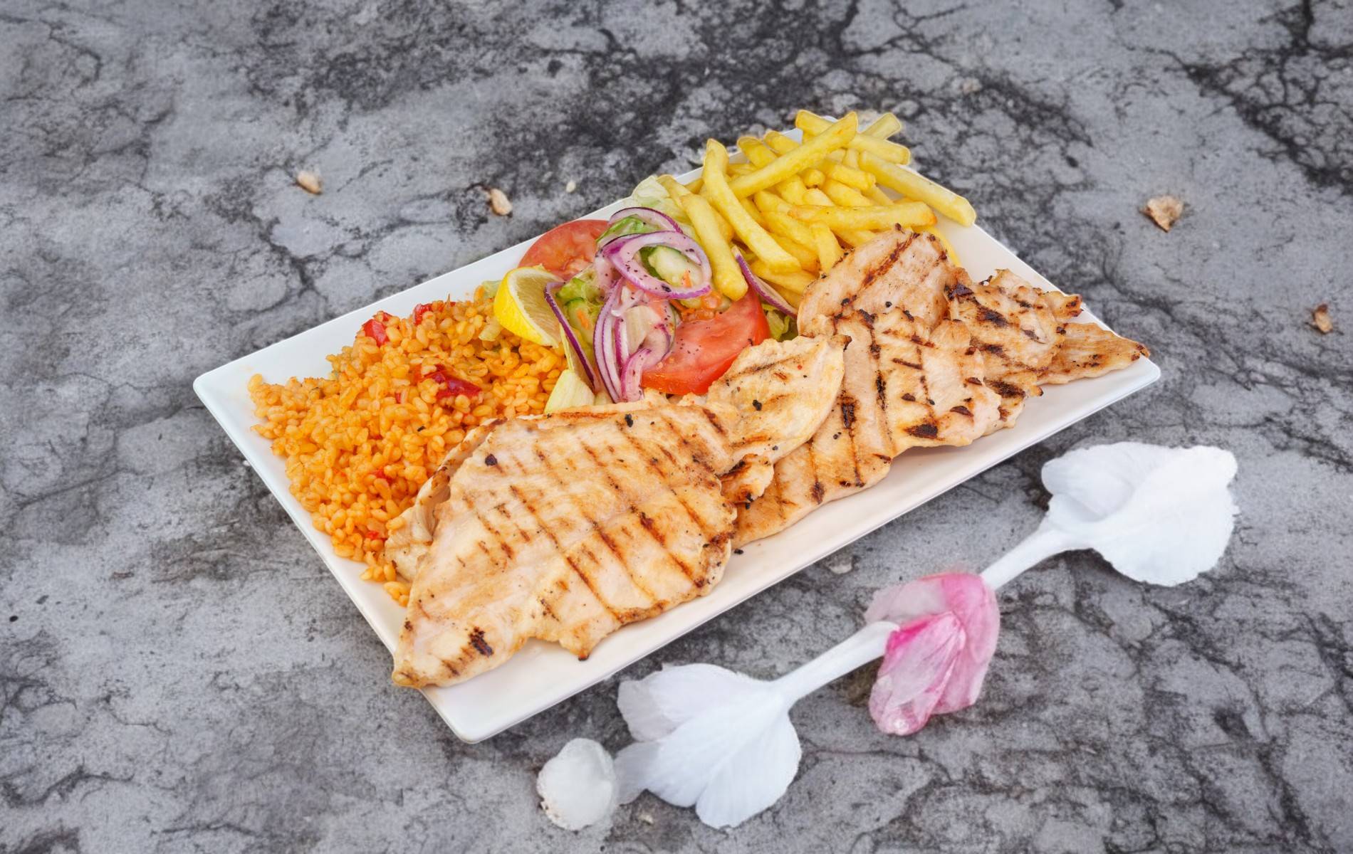 Escalope de poulet aux champignon de Paris frais