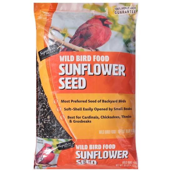 Signature Pet Care Bird Seed Wild Sunflower (10 lb)