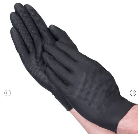 Sunset Black Medium Nitrile Gloves - 100 ct (Case of 10)