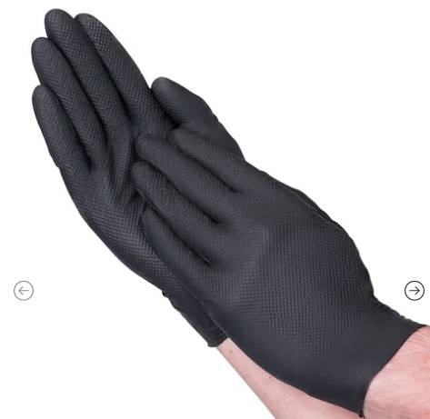 Sunset Black Medium Nitrile Gloves - 100 ct (10 Units per Case)