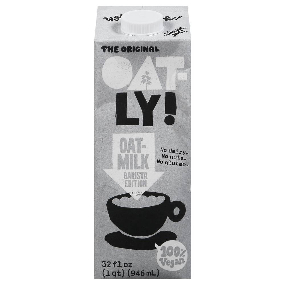 Oatly! the Original Barista Edition Oatmilk (32 fl oz) (oats)