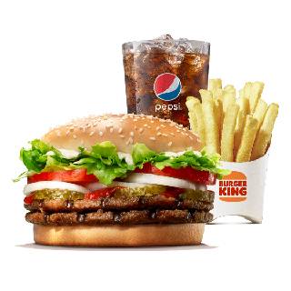 Combo Veggie Whopper Doble