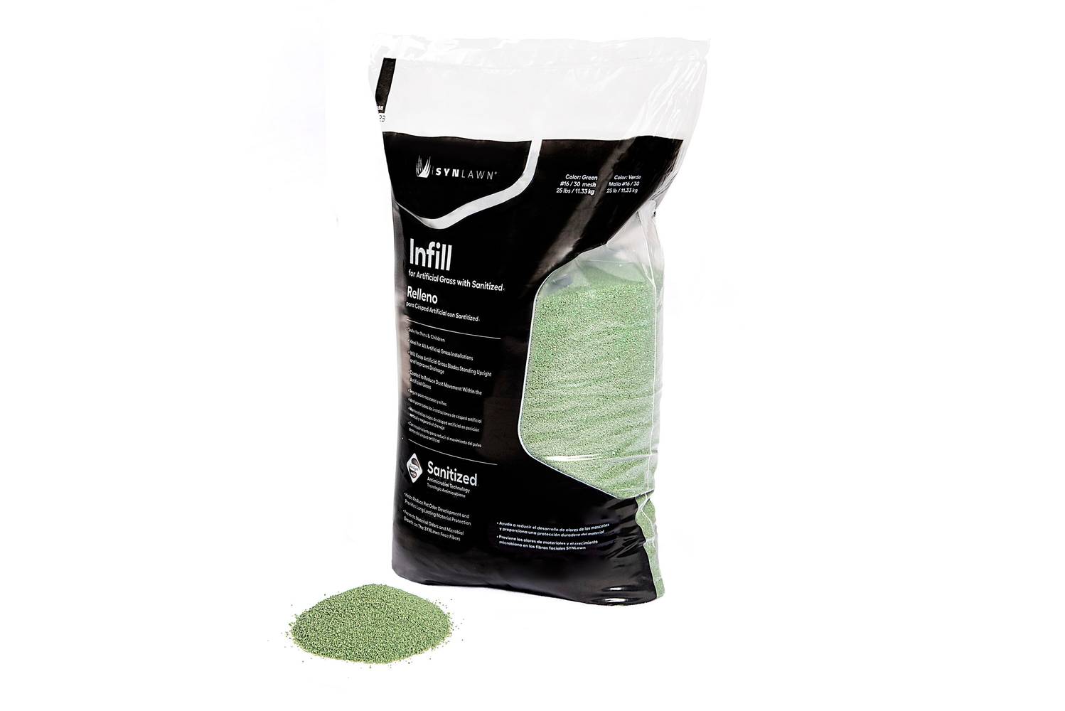 SYNLawn 25-lb Green Artificial Grass Infill | INFIL-12/20-AC-25LB