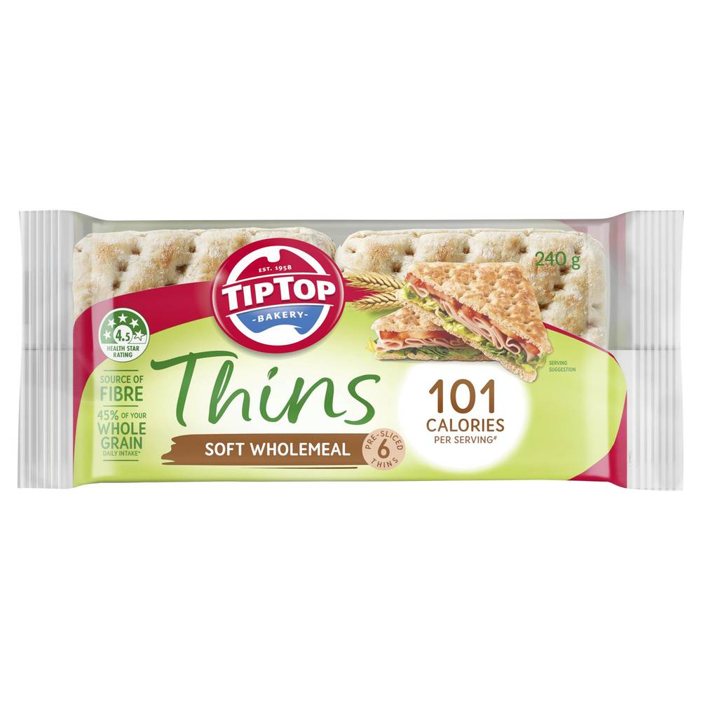 Tip Top Sandwich Thins (240g)