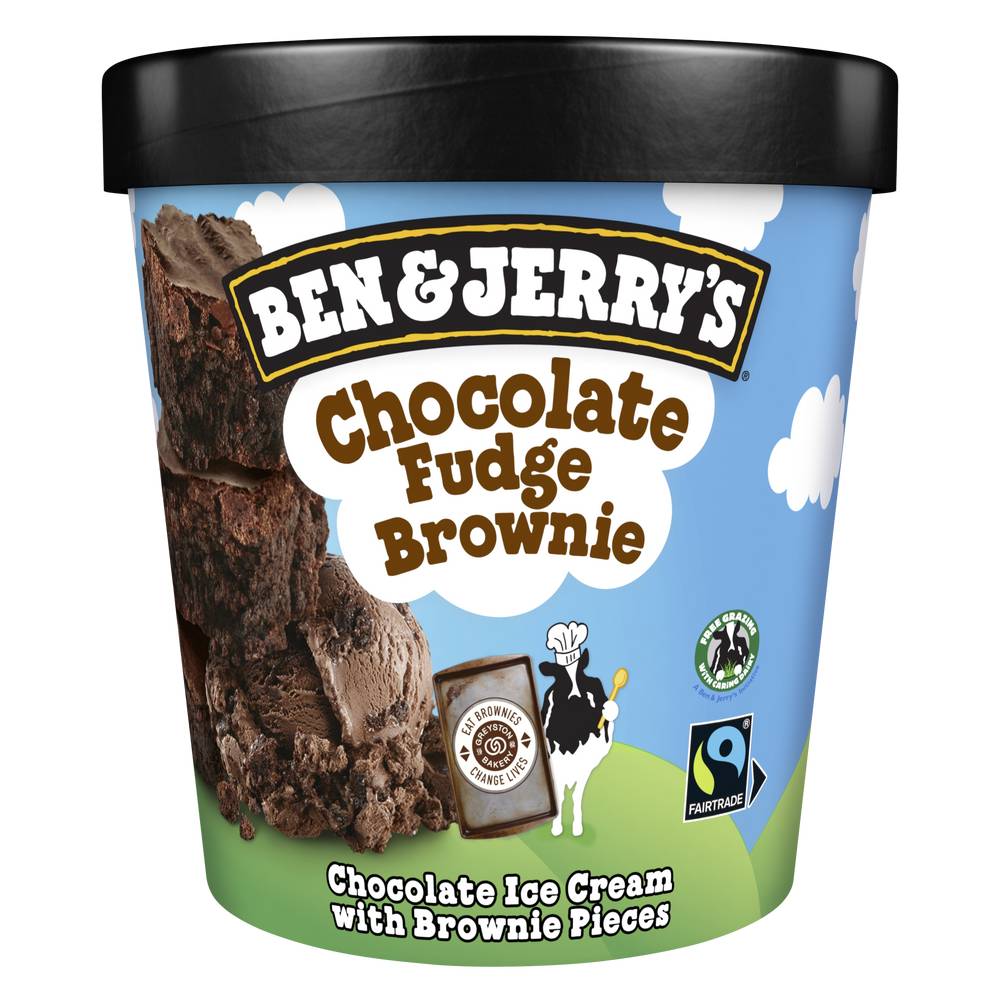 Ben & Jerry's - Crème glacée fudge brownie (chocolat)