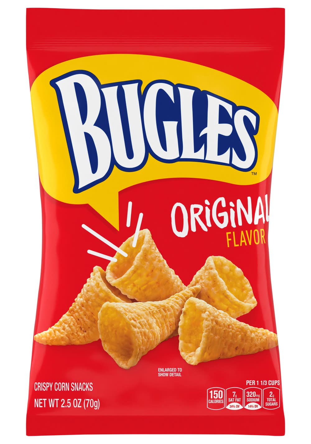 Bugles Original Crispy Corn Snacks (2.5 oz)