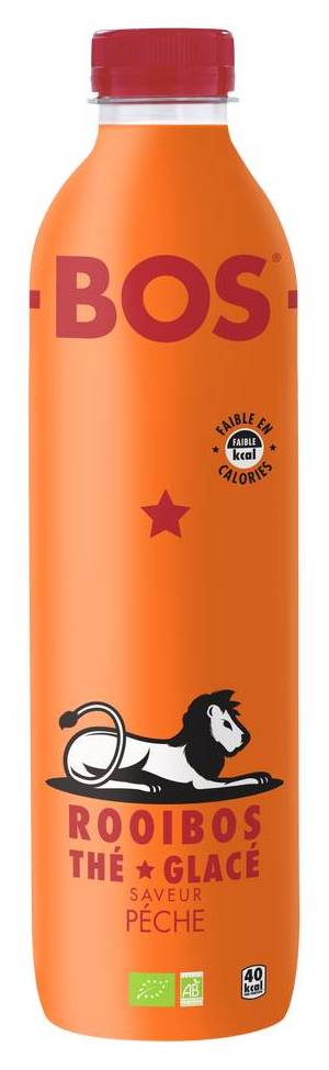 Bos boisson rafraîchissante à l'extrait de rooibos saveur pêche