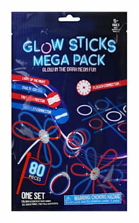 Glow Sticks Mega Pack Set