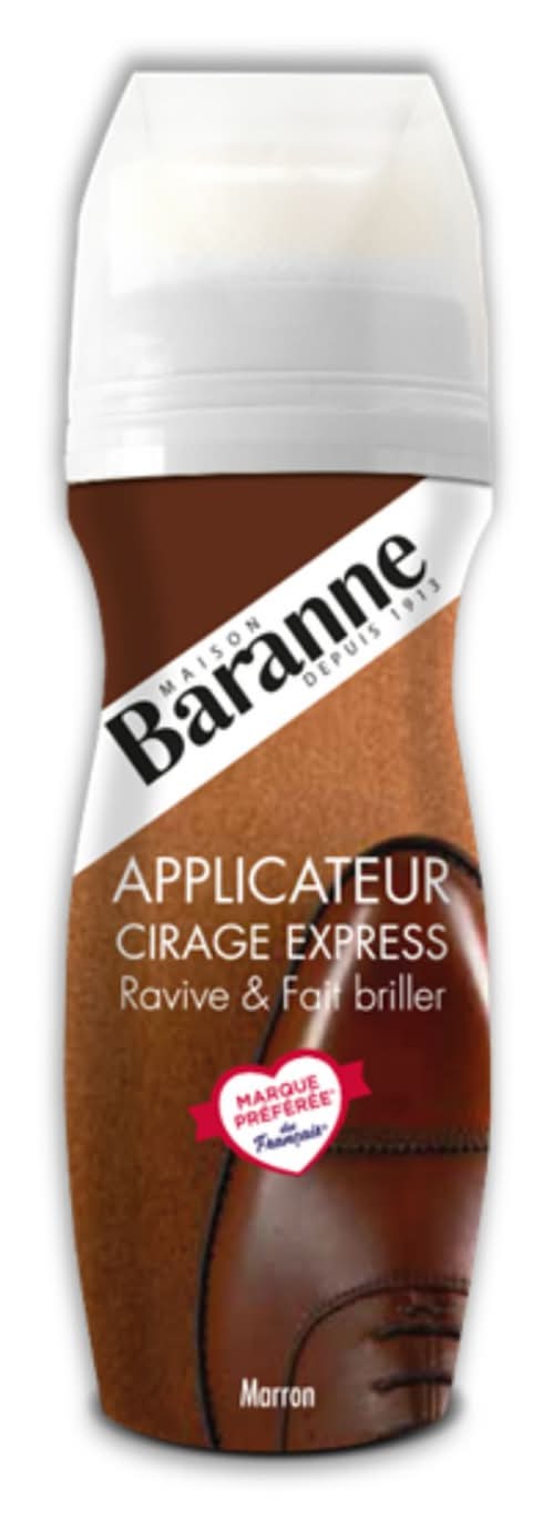 Cirage Applicateur Marron Express Baranne - le flacon de 75mL