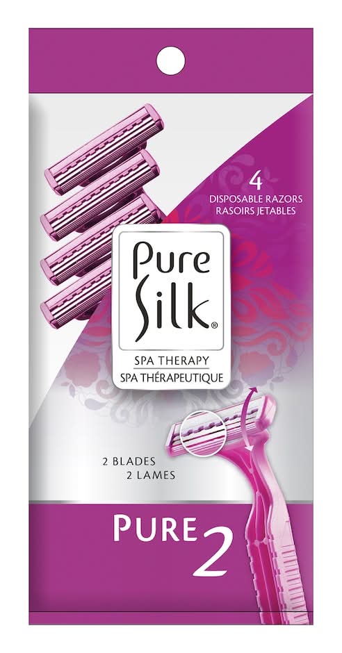 Pure Silk Disposable Razors (4 ct)
