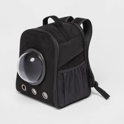 Boots & Barkley Backpack Cat Carrier, Black