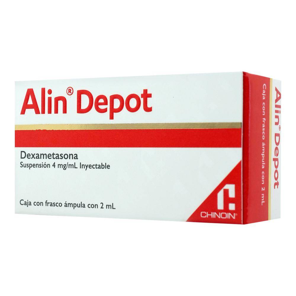Chinoin alin depot dexametasona solución inyectable 4 mg (1 pieza)