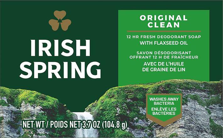 Irish Spring Original Deodorant Soap (3.7 oz)