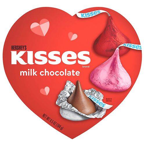Order Hershey's Heart Candy, Valentine's Day, Gift Box Milk Chocolate - 6.5 oz food online from Walgreens store, Brunswick on bringmethat.com