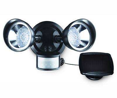 Real Living Led Solar Motion Security Light, Black