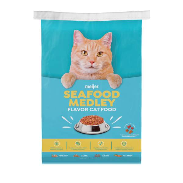 Meijer Main Choice Seafood Medley Flavor Dry Cat Food (16 lbs)