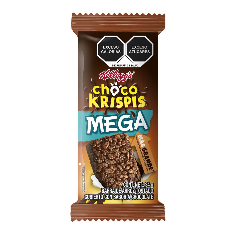 Kellogg's barra de arroz sabor chocolate choco krispis (1 pieza)