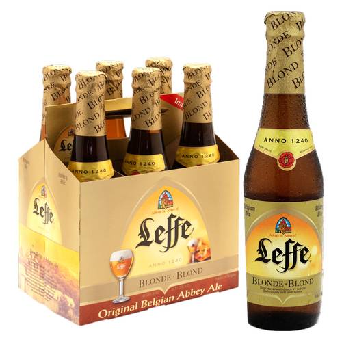 Leffe Blonde 6pk 12oz Btl 6.6% ABV