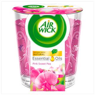 Air Wick Candle Pink Sweet Pea 105G