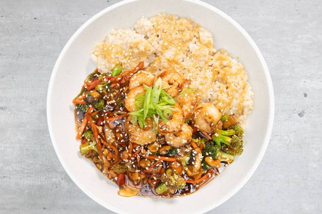 Teriyaki Shrimp Bowl